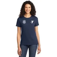 Ladies Heavy Weight 6.1oz 100% Cotton Tee  - LC Y Logo w/ Academy Logo